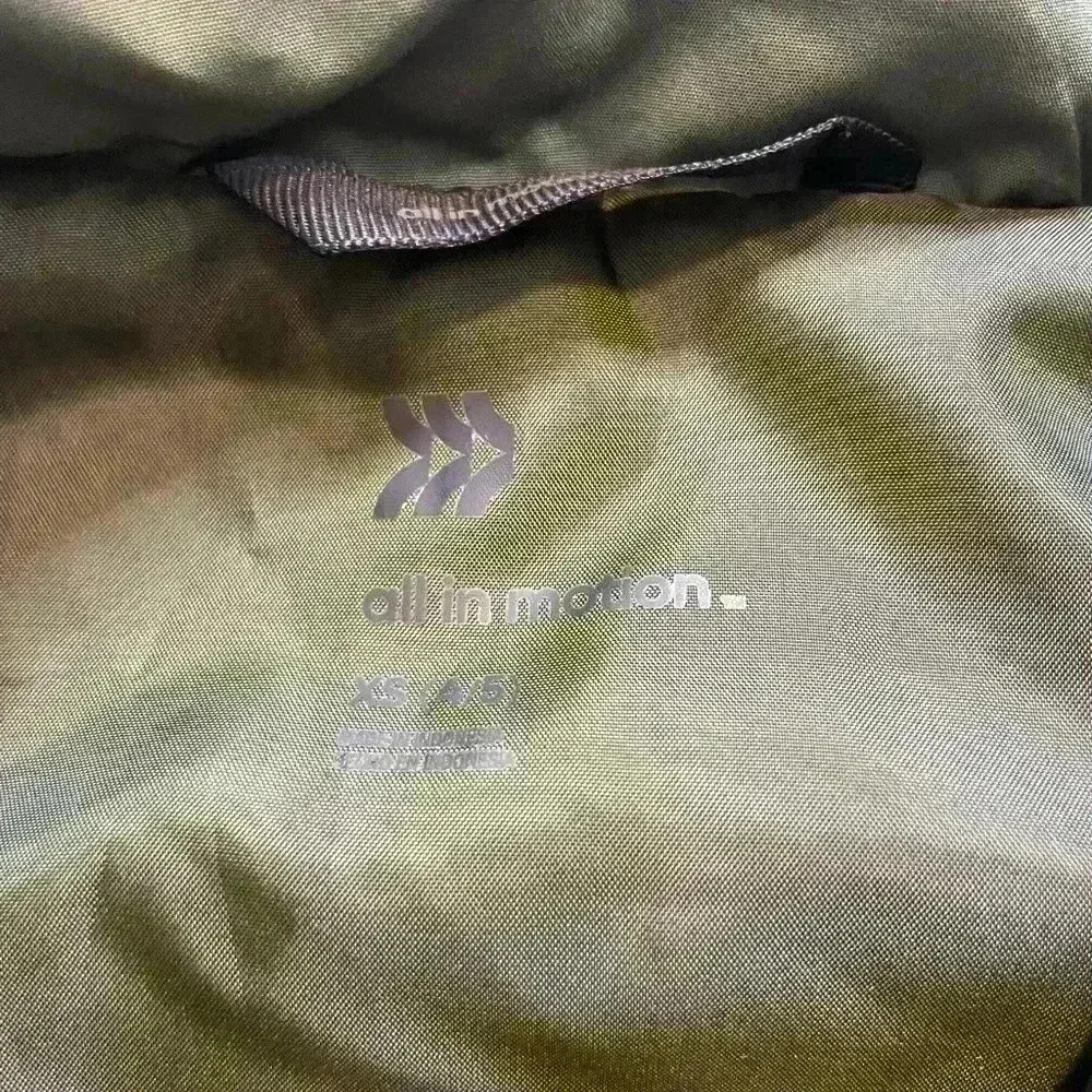 All in Motion Girls Size XS 4/5 Vest Green - Picture 4 of 6